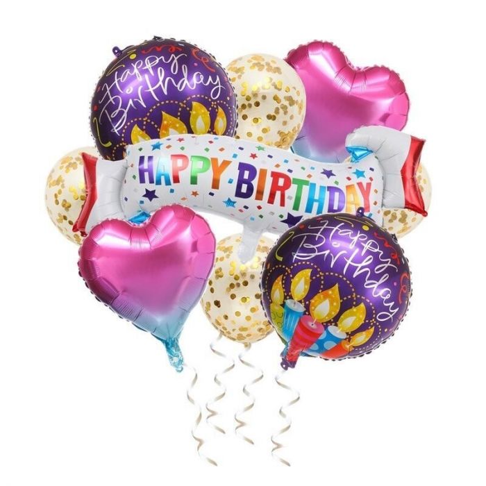 2 Foil Balloons (Mylar Balloons)