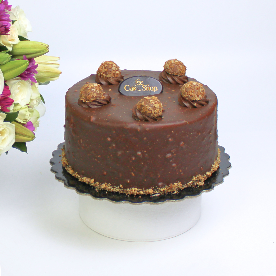 Ferrero + Mixed Flowers (Cake Shop)