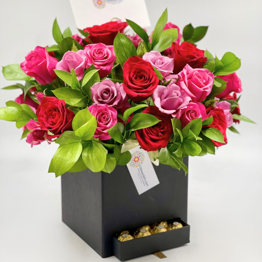 Pink & Red & Ferrero box