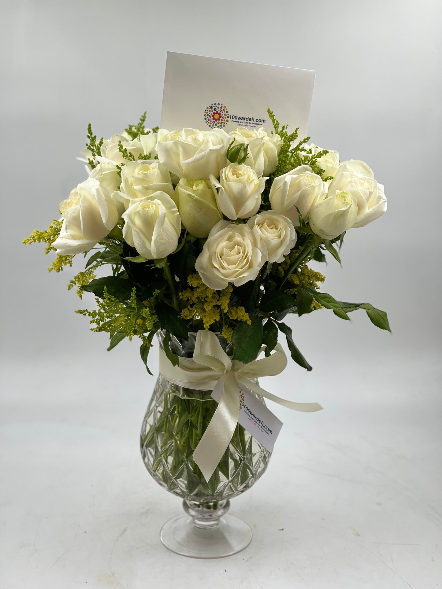 Timeless White Rose Elegance